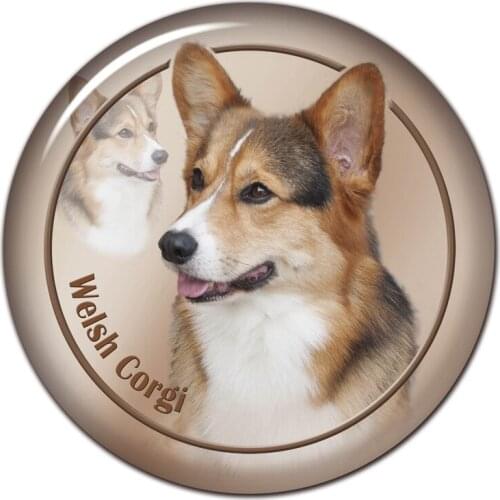 A0626# 13cm/17cm Removable Decal Welsh Corgi Breed V2 Car Sticker Waterproof Accessories on Bumper Rear Window Laptop