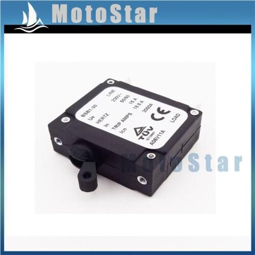 230V 15A In Circuit Breaker For 18.8A Trip Amps BSB1-30 2000A 50/60 HERTZ Chinese Generator