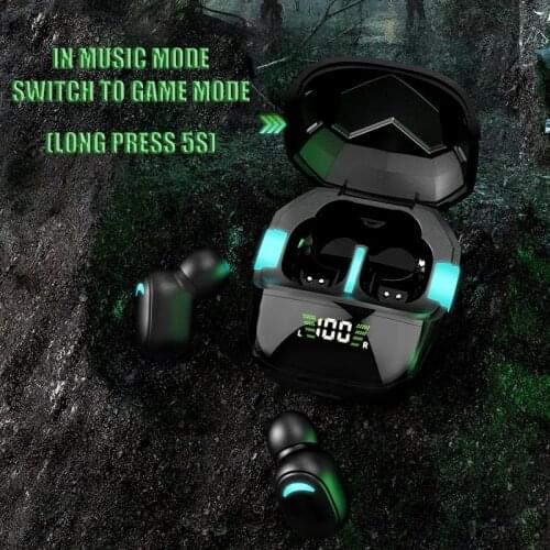 New Product True Wireless Earbuds Bluetooth 5.1 Headphones with 4h IPX4 Waterproof Stereo Earphones with Deep bass Built-in Mic