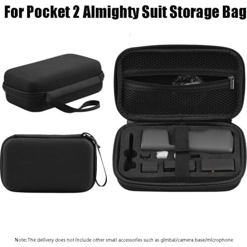 Mini Carrying Case for DJI Pocket 2 Portable Bag Storage Hard Shell Box for Pocket 2 Creator Combo Gimbal Accessories