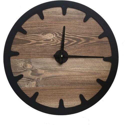 North Designed Booties Black Bar Decorative Wall Clock 48 Cm