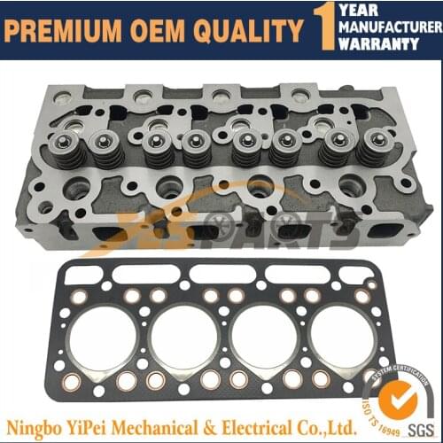 For Kubota engine V1502 Cylinder head assy with head gasket