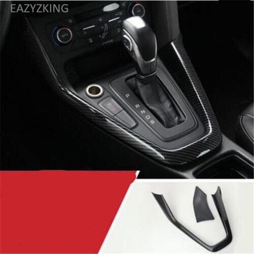 EAZYZKING Car-Styling Gear water Cup holder handle Special Modified Decorative Cover trim case For Ford Focus 3 2015-2018