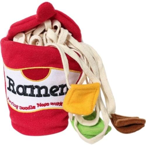 Noodle Shape Dogs Snuffle Toys Pet Dog Sniffing Puzzle Toys Cat Leaking Food Toy