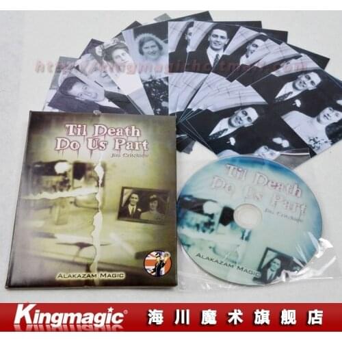 Til Death Do Us Part/ with DVD/Mentalism Magic/magic tricks/magic props/magic toys/as seen on tv/ Free shipping by CAPM