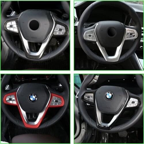 For BMW 3/5/7series 6series GT X3X5X7 Steering Wheel Button Decoration Frame Interior Modification Steering Wheel Frame Accessor