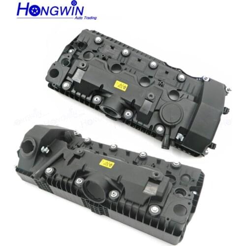 2Pcs Left/Right Engine Cylinder Head Valve Cover N62 For BMW E53 E60 E63 E64 E65 E66 E70 540i 550i 645Ci 650i 735i X5 Alpina B7