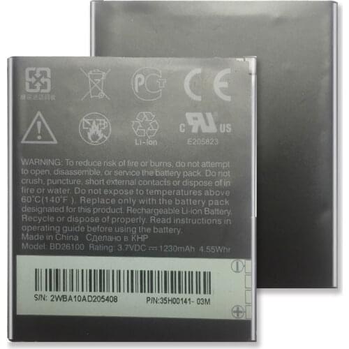 BD26100 1230mAh For HTC Desire HD G10 A9191 T8788 7 Surround A9192 T9192 Inspire 4G MyTouch HD Lithium Polymer Battery
