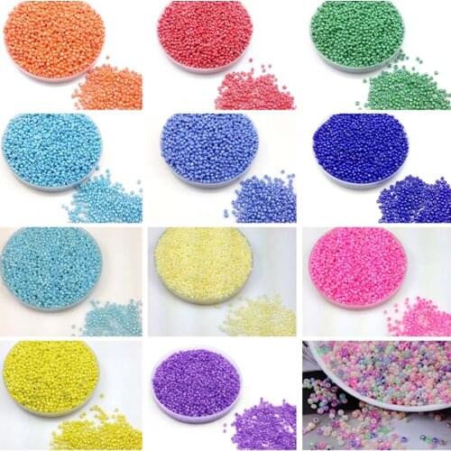 1000X 2mm Charm Round AB Colored Opaque Czech Glass Seed beads Jewelry Making Craft DIY Accessories Bracelet Earring Findings