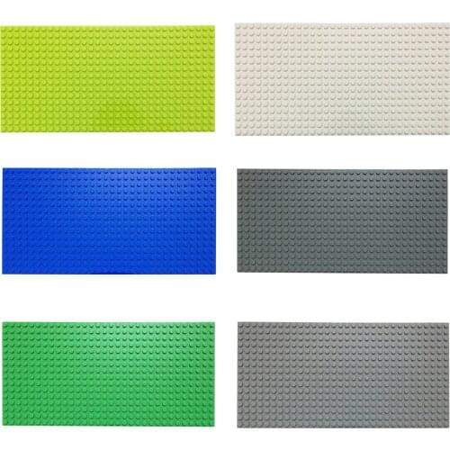 32*16*0.32 Cm Plastic Assembly Blocks Base Plates Figures City Base Plates Building Base Brick Build Board Compatible With Brand