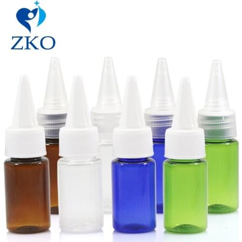 10ml Plastic White/Clear Nozzle Mouth Lid Lotion Container Yorker Cap Free Shipping Mini Refillable Travel Scattered Bottling