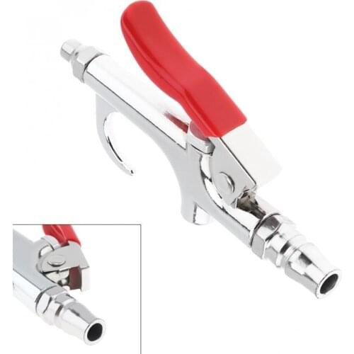 Spray Gun Pneumatic Cleaning Gun Blowing Dust with Press Type Switch and Nozzle Built-in Hook for Home Decoration