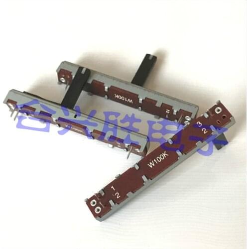 6 cm sliding potentiometer W100K with midpoint mixer electronic piano mixer fader fader shaft length 20MM