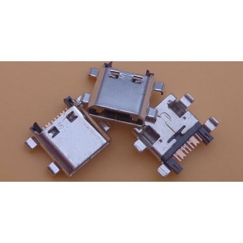 100pcs Micro USB Charging Port Dock Connector Socket For Samsung Grand Prime J5 Prime On5 G5700 J7 Prime On7 G6100 G530 G532