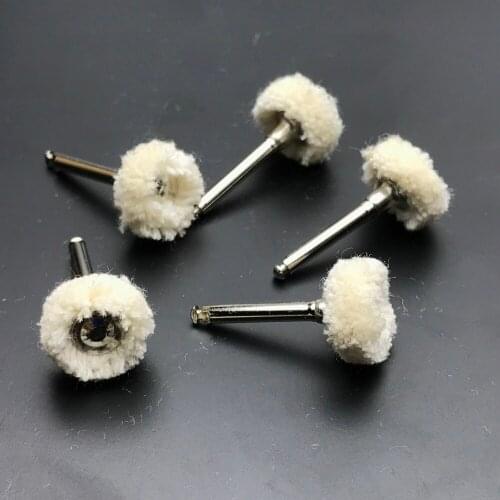 50pcs Cotton Polisher Brushes Wheel Latch Type for Dental Low Speed Contra Angle