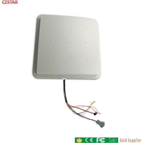 Long range integrated UHF RFID antenna reader RJ45 network RS232 wiegand 900mhz uhf control inventory tags card reader 868mhz