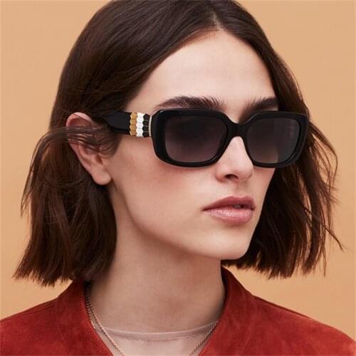 Brand Designer Retro Black Rectangle Sunglasses For Women Men 2021 Square Sun Protection Glasses Oversized Female Eyewears