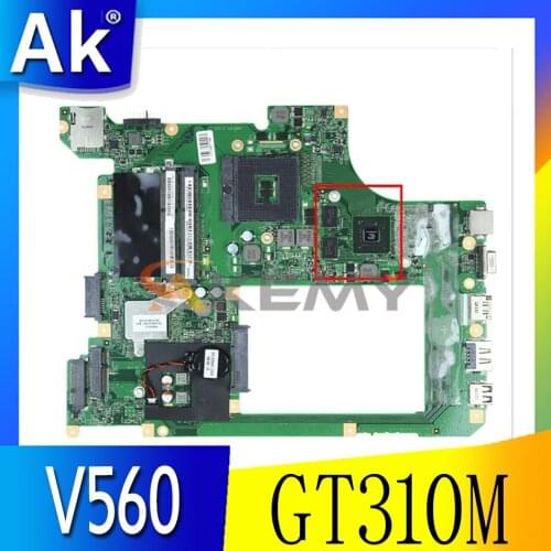 High Quanlity V560 MainBoard For Lenovo 48.4JW06.011 Laptop Motherboard Hm55 GT310M In Good Condition