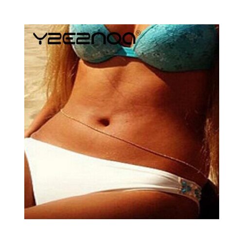 Sexy Body Jewelry Tennis Waist Chain For Women Beach Charm Bikini Belly Chain 80cm Waist Chain Belt Summer Accessories
