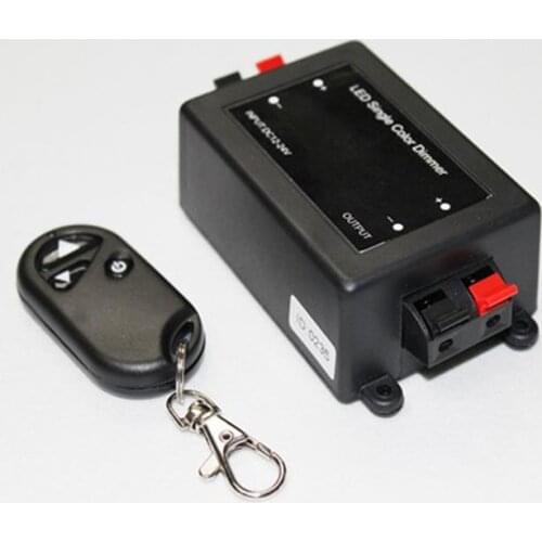 10PC SIR Remote Control LED Strip Single Color Light Dimmer Controller DC 12V-24V + Wireless Remote LED Light Single Color