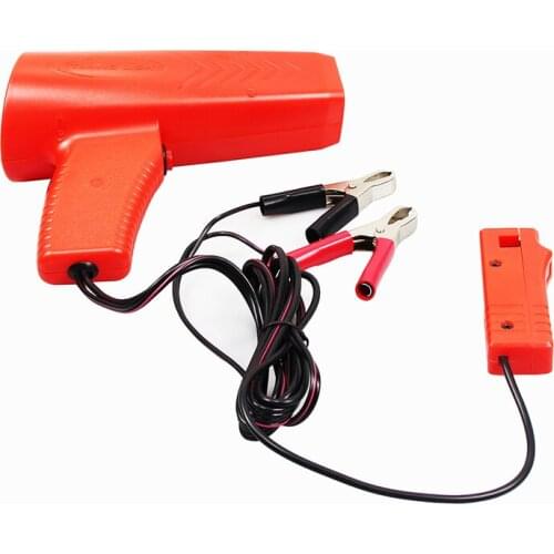 12V Professional Car Motorcycle Engine Timing Light Ignition High Beam Timing Strobe Light Inductive Timing Lamp Detector