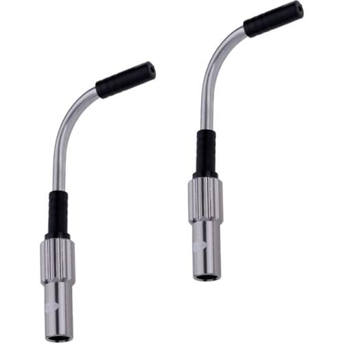 2 Pieces Bicycle V Brake Pipe Cable Guide + Adjustable Screws