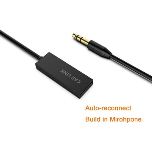 3.5mm AUX Car Bluetooth 4.1 Wireless Receiver Adapter Stereo Audio Music Mic Support High Quality