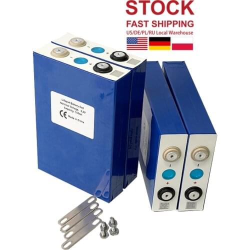 4pcs 3.2v 100Ah 105Ah Lifepo4 Battery Lithium Large Capacity 3C Discharge For 12V 24V Solar Energy Etorage RV Fast Delivery