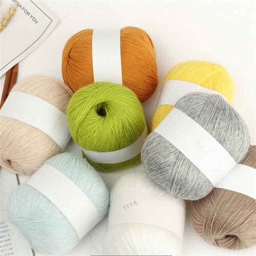 50g hand knitting yarn for Children Soft Woolen Yarn for Hand Crocheting Scarf Cardigan High Quality Cashmere Hand Knitting Yarn