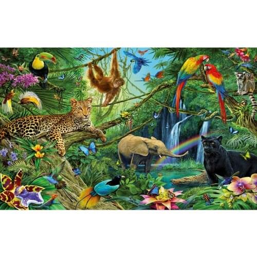 5D DIY Diamond Painting Animals Cross Stitch Full Square/Round Drill Diamond Embroidery Mosaic Rhinestones for needlework Decor