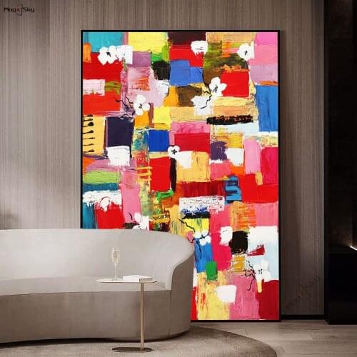 Abstract Graffiti Colorful Oil Painting Canvas Posters and Prints Nordic Wall Art Pictures Living Room Home Decoration Aesthetic