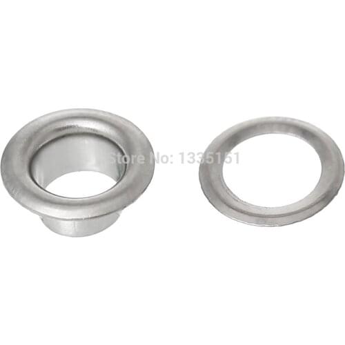 Free shipping -500 Sets Silver Tone Shoe Shoelace Eyelets 8mmx4mm 7mm( 3/8"x 1/8") J1741