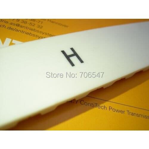 Inch Trapezoid H timing belt H-050 Width=12.7mm Pitch 12.7mm H open synchronous belt PU with steel core H belt pulley 10Meters