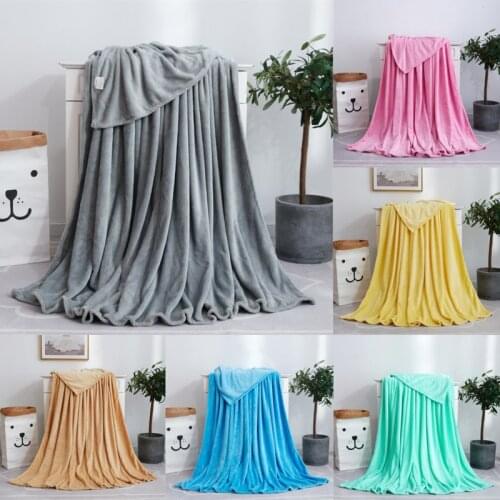 Fleece Warm Bedspread Bed Cover Twin Queen Size Bed Sheet Winter Throw Bed Sofa Travel Nap Blanket 150X200/180X200/200X230cm