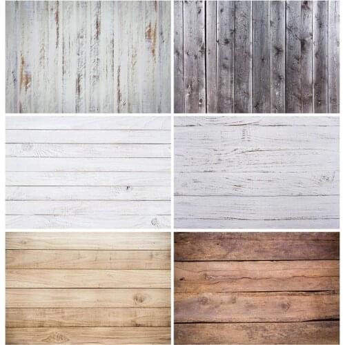 Photographic Backdrop White Wooden Broad Wall Vinyl Cloth Photobooth for Photo Studio Baby Children Photophone Camera Photo