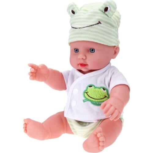 30cm Reborn Baby Doll Soft PVC Lifelike Alive Born Babies Toy Newborn Baby Doll Christmas Birthday Gift Baby Sleeping Doll Toys