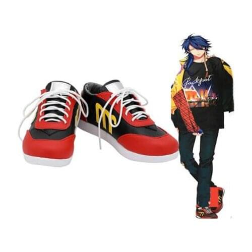 Hypnosis Mic Division Rap Battl DRB Dice Arisugawa Cosplay Boots Shoes Men Shoes Costume Accessories Halloween Party Shoes