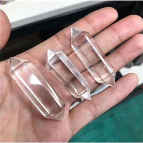 Clear Quartz Double Wand Point Natural Stones For Home Decoration Gemstones
