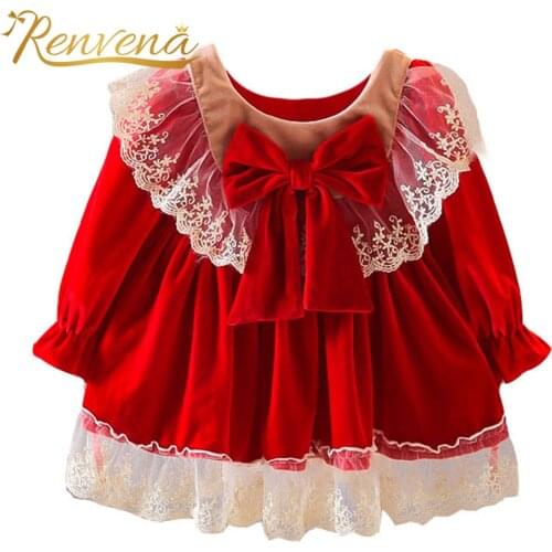 Праздничные платья для малышек Renvena China At AliExpress