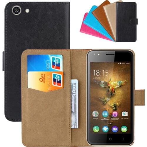 Luxury Wallet Case For BQ BQ-5082 Sense 2 PU Leather Retro Flip Cover Magnetic Fashion Cases Strap