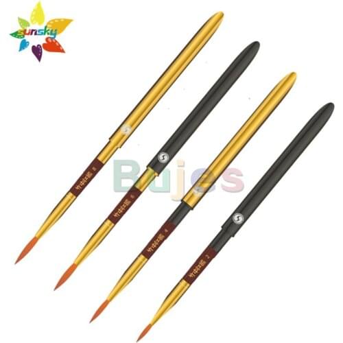 Original SuperVision Watercolor brush pen Mink hair light luxury travel portable metal penholder professional hook line brush