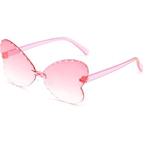 Vintage Wings Sun Glasses Fashion Luxury Men Women Metal Frameless Anti-Reflective Funny Butterfly Sunglasses Party Supplies