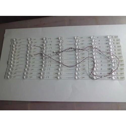 1set=12pcs For TCL 55 inch L55H8800A-CF LED backlight strip lamps JN-4C-LB5507-YH6 SD 4C-LB5507-PF4 55FS3700 55FS3700 B55A858U
