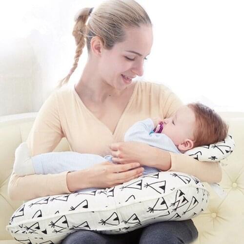 U-shaped Breastfeeding Pillow For Pregnant Women Feeding Cushion Cotton Infant Newborn Sleepping Pillow Maternity Side Bedding