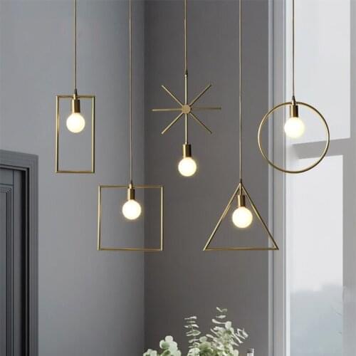 Japan luminaria pendente crystal living room Home Decoration E27 Light Fixture LED pendant lights deco maison
