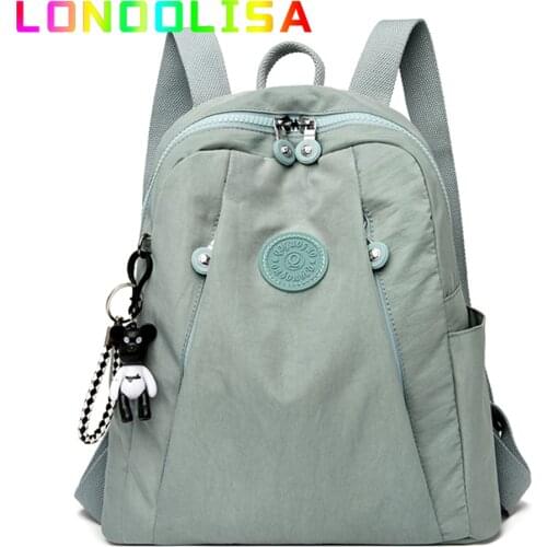 Multifunctional Ladies Backpack Soft Leather Backpacks for School Teenager Girls Fashion Letter Women Shoulder Bag Brand Bagpack