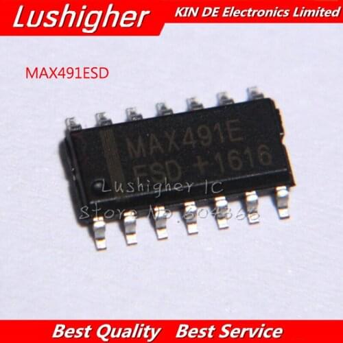10PCS MAX491ESD SOP14 MAX491 SOP SMD New Original IC