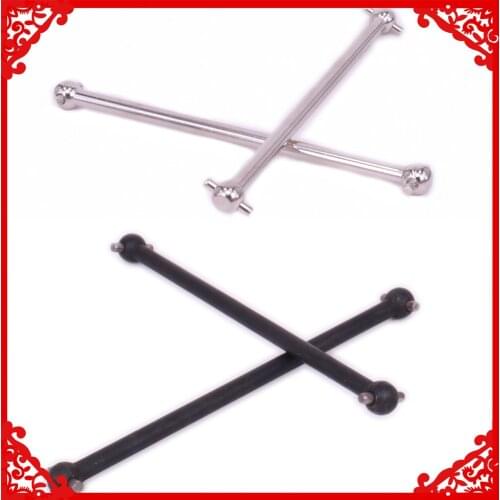 2PCS 86mm/83mm Drive Shaft Dogbone Steel Silver Iron Black For 1/10 Rc Car Hpi Bullet 3.0 Flux Mt/St BMT0019 101235 Driven Shaft