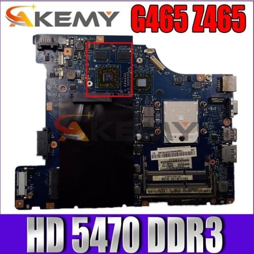 Akemy LA-5753P 69039457 Laptop Motherboard For Lenovo G465 Z465 MAIN BAORD 14 inch HD 5470 DDR3 Free cpu
