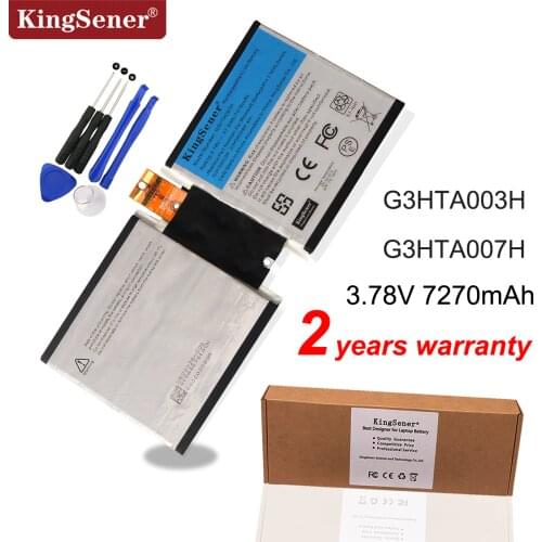 KingSener G3HTA003H G3HTA007H Laptop Battery For Microsoft Surface Pro 3 1645 Series Tablet PC G3HTA004H 27.5WH/7270mAh